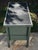 Aqua Vintage Industrial Desk in Green Metal, 1950s For Sale - Image 8 of 18