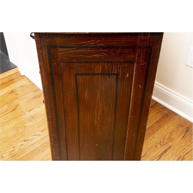 19th Century Faux-Grained Painted Four Drawer Chest of Drawers For Sale - Image 11 of 11