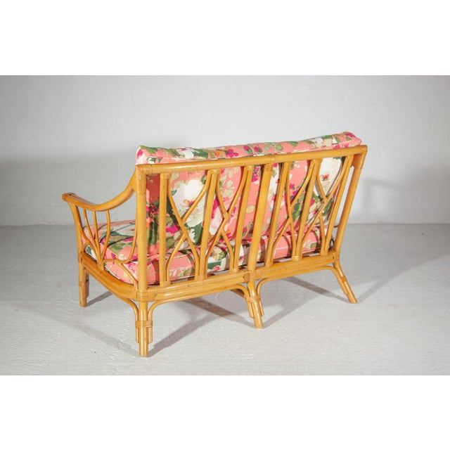 Mid-Century Modern Italian Two-Seater Sofa in Bamboo, 1960 For Sale - Image 6 of 10