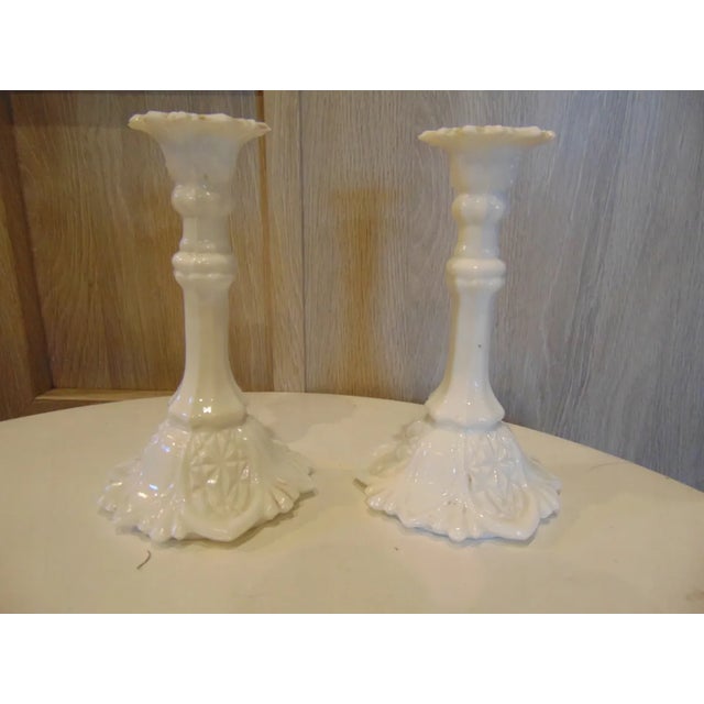 Glass Candle Holders from Ząbkowice Steelworks, 1970s, Set of 2 For Sale - Image 4 of 5