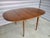 Vintage Mid Century Modern Broyhill Brasilia Drop Leaf Dining Table | Sculpted Walnut Expandable Table | Iconic MCM Furniture For Sale In Baltimore - Image 6 of 10