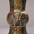 Pair of Vintage Bronze Vases With Gold Inlay - Archaic Style Gu Vessels For Sale - Image 9 of 10