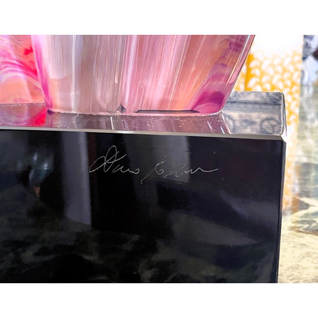 Dino Rosin “Simbosi” Calcedonia Abstract Multicolor Glass Sculpture For Sale - Image 9 of 18