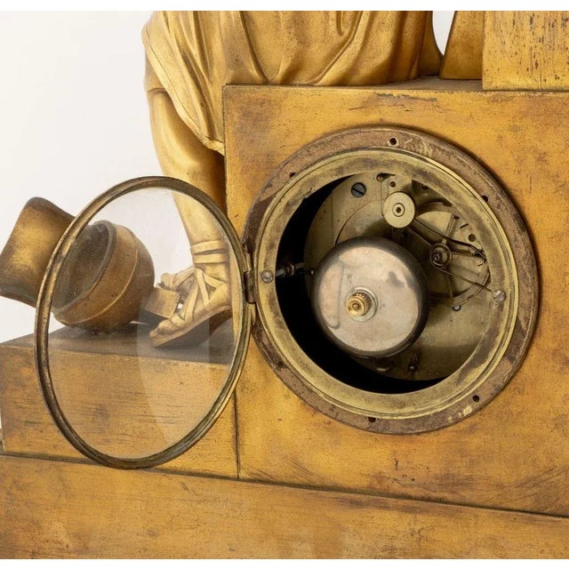 Charles X "Horatius..." Gilt Bronze Clock For Sale - Image 11 of 11
