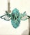 Pair of Antique French Style Verdigris Wall Sconces For Sale - Image 13 of 16