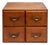4-Drawer Archive Desk Cabinet, 1930s For Sale