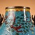 Chinese Monumental Chinese Cloisonné "Deer & Crane" Vase With Bronze Deer Handles - 13.7 LBS For Sale - Image 3 of 9