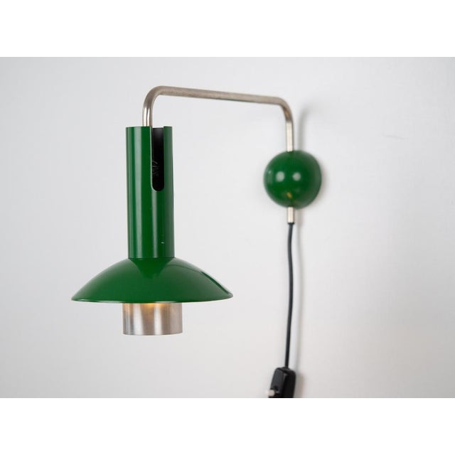 Green Vintage Louise Lamp for Louis Poulsen, 1970s For Sale - Image 8 of 11