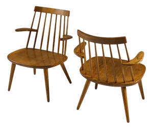 Mid-Century Scandinavian Sibbo Armchairs attributed to Yngve Ekström, 1950s, Set of 2