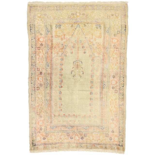 Vintage Turkish Sivas Prayer Rug - 03'00 x 04'05 For Sale - Image 9 of 9