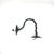 2020s Hand-Forged Wrought Iron Wall Sconce Body (Botanical Vine & Leaf Motif) Artistic Fixture For Sale - Image 5 of 7