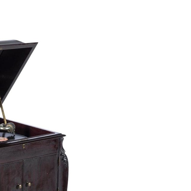 Art Nouveau Furniture with Gramophone For Sale - Image 4 of 6