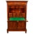 Antique Austrian Flame Mahogany Biedermeier Secretary Desk Cabinet Chest 1860 For Sale - Image 9 of 18