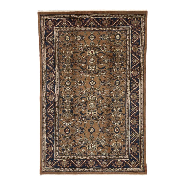 Vintage Persian Mahal Rug - 06'08 x 10'02 For Sale