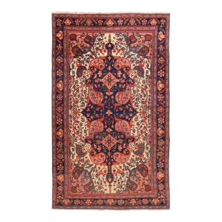 Late 18th Century Antique Sarouk Rug 4'1'' x 6'9'' For Sale