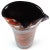 Mid-Century Modern Vintage Fratelli Toso Murano Red Blue Copper Aventurine Swirl Italian Art Glass Scroll Rim Flower Vase For Sale - Image 3 of 5