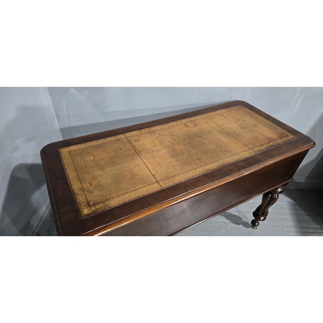 William IV Freestanding Mahogany Desk, 1820s For Sale - Image 9 of 12