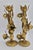 Vintage Italian Gold Gilded Tole Candlesticks For Sale - Image 9 of 11