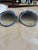 Pair of Blue and White Glazed Ceramic Floral Wall Pockets For Sale In Saint Louis - Image 6 of 10