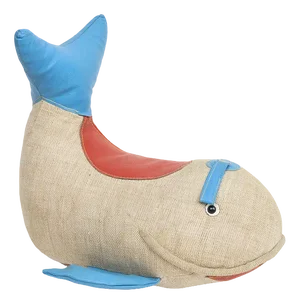 Vintage Whale Therapeutic Toy by Renate Müller for H. Josef Leven, Sonneberg, 1960s