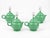 Vintage Green Ceramic Teapot Accent Lamps - a Pair For Sale - Image 9 of 9