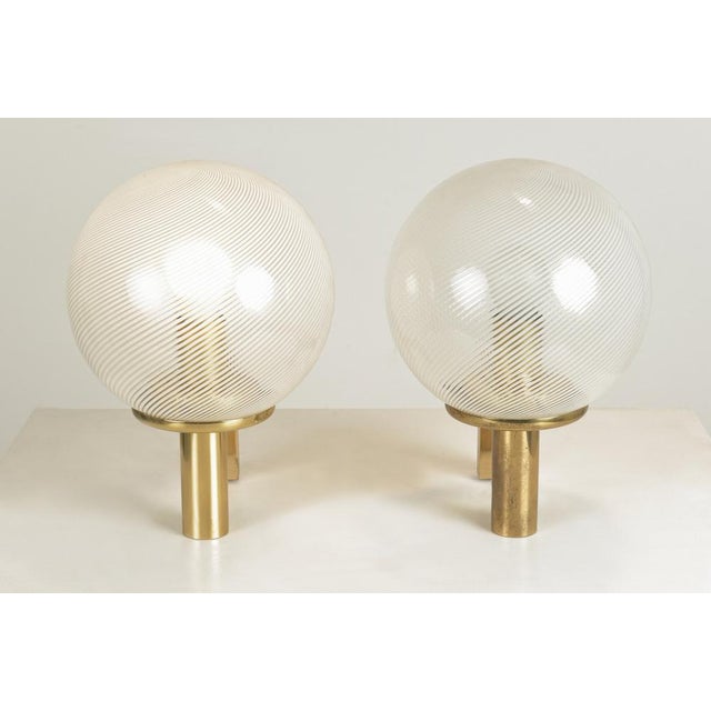 Thread Glass Filigree Wall Lights by Paolo Venini for Venini, Italy, 1940s, Set of 2 For Sale - Image 3 of 10