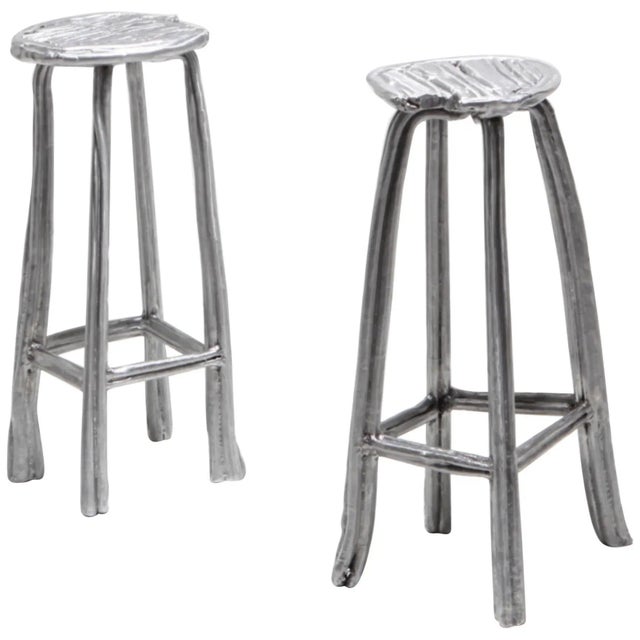 Set of Bar Stools by Studio Nicolas Erauw For Sale - Image 13 of 13