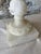 Alabaster Vintage Carved Alabaster Table Lamps - a Pair For Sale - Image 8 of 13