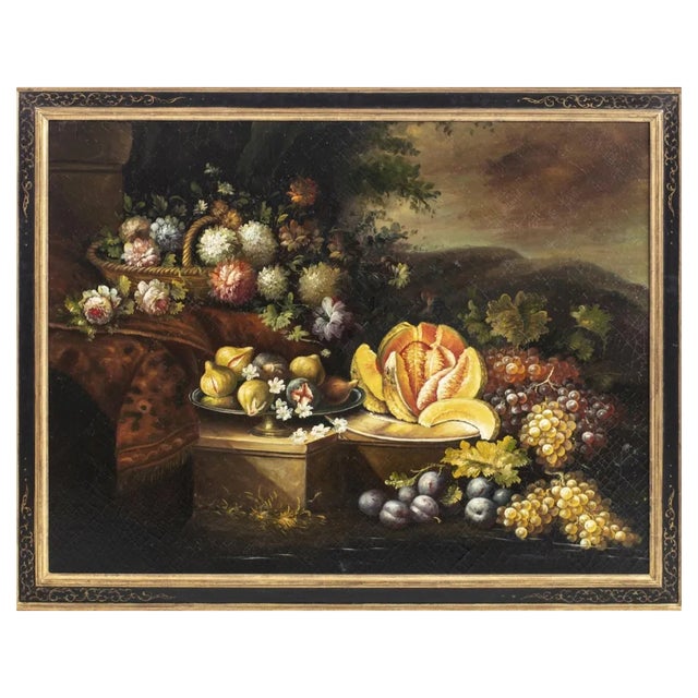 Italian School Artist, Still Life, 18th Century, Oil on Canvas, Framed For Sale