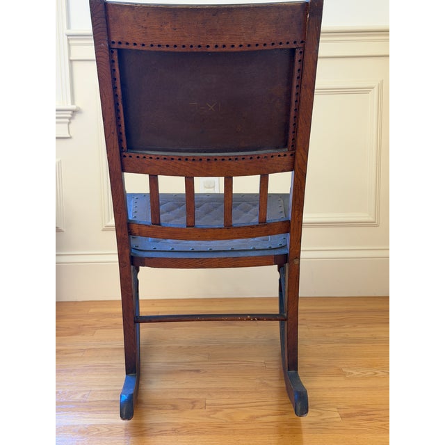 Rustic Antique Rocker Circa 1900 For Sale - Image 3 of 5