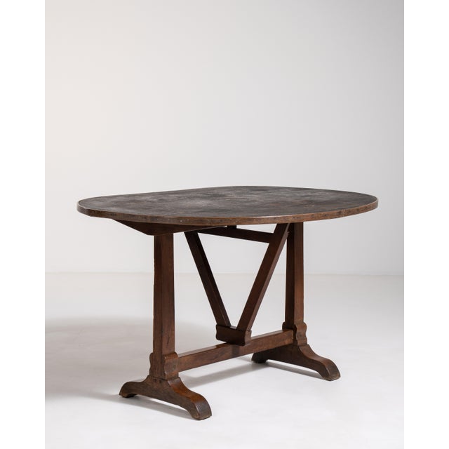 French Wine Tasting Table, Antique, France, Circa 1900 For Sale - Image 11 of 18