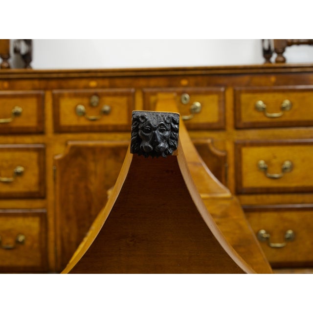 French 1820s Restauration Walnut Bench with Lift-Top Seat and Curving Arms For Sale - Image 11 of 12