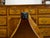 French 1820s Restauration Walnut Bench with Lift-Top Seat and Curving Arms For Sale - Image 11 of 12