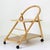 Vintage Bar Cart with Wood Structure and Wheels, 1980s For Sale - Image 12 of 16
