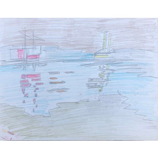 1930s Eleanore Stevens Coastal Landscape For Sale