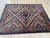 Fine Afghan Kazak Style Rainbow Sunburst Wool Rug 5x7 For Sale - Image 11 of 13