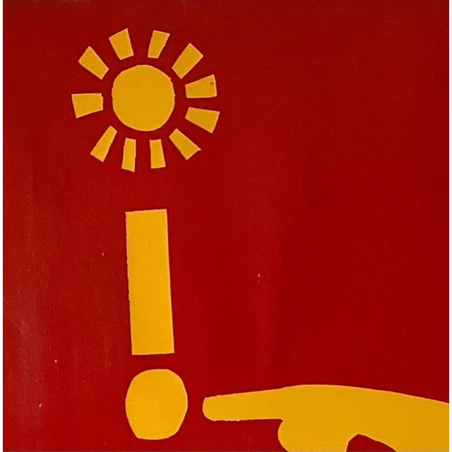 Contemporary Alexandre Schaller, On/Off, Acrylic on Canvas, 1995 For Sale - Image 3 of 9