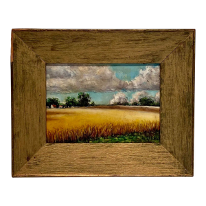 Old Miniature Landscape Painting Signed Ziegler