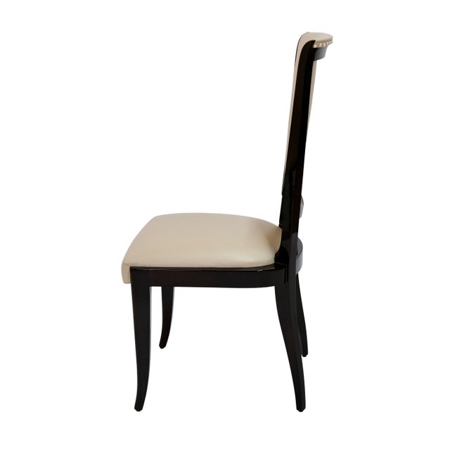 Art Déco French Hochlehner Chairs, 6 without, 2 with Armrests, 1930s, Set of 8 For Sale - Image 16 of 17