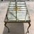Mid 20th Century Mid 20th Century French Bronze, Iron and Églomisé Glass Coffee Table With Greek Key Frieze For Sale - Image 5 of 8