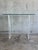 Mid-Century Modern Vintage Mid-Century Lucite Console Table With Beveled Glass Top For Sale - Image 3 of 6