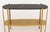 Luxxu Luxxu Marble Top Two-Tier Brass "Craig" Table For Sale - Image 4 of 8