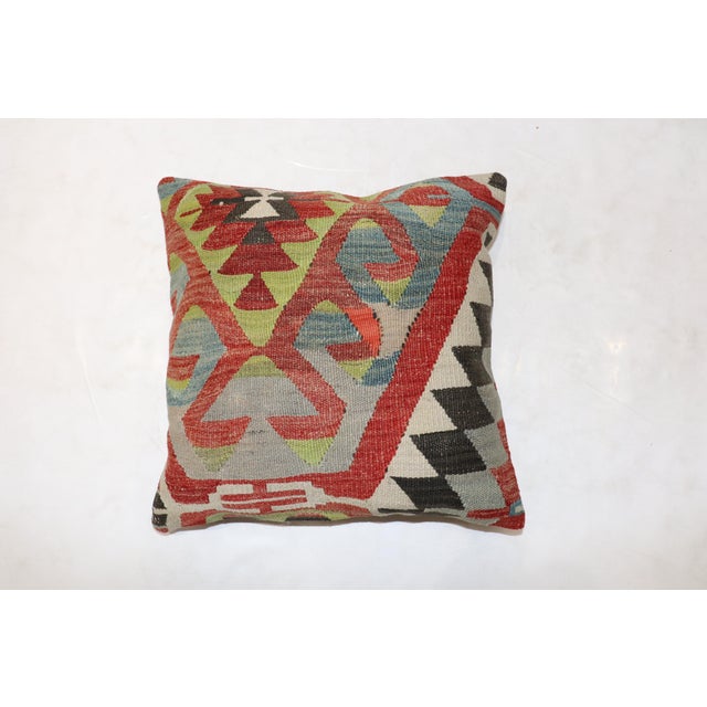 Early 20th Century Early 20th Century Kilim Pillow - 1'7" x 1'8" For Sale - Image 5 of 5