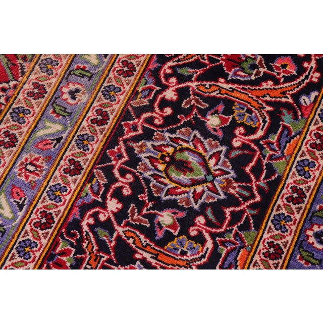 Traditional 1960s 9'9" X 12'9" Hand-Knotted Wool Area Rug - Traditional Medallion For Sale - Image 3 of 8