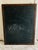 Early 20th Century Schoolroom Black Slate Chalkboard Double Sided Trimmed in Brown Oak With Two Screw Hangers For Sale - Image 4 of 10