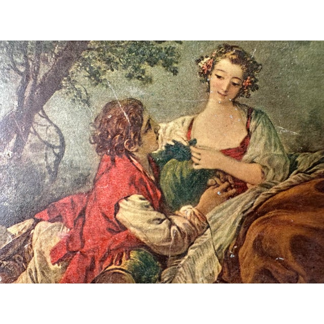 Mid 20th Century Vintage Boucher La Mussette Wooden Box For Sale - Image 12 of 12