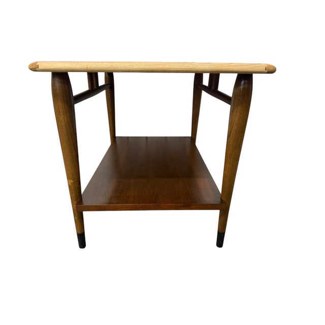 Mid-Century Modern Lane Acclaim Walnut Side Tables - Set of 2 - Refinished! For Sale In Philadelphia - Image 6 of 7