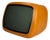 Orange TV Set from Iskra Minirama, Former Yugoslavia, 1970s For Sale