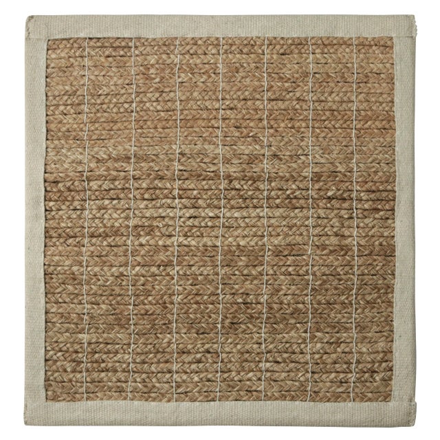 Contemporary Rug & Kilim Natural Textured Braided Mat Rug, 9' x 9' For Sale - Image 3 of 3