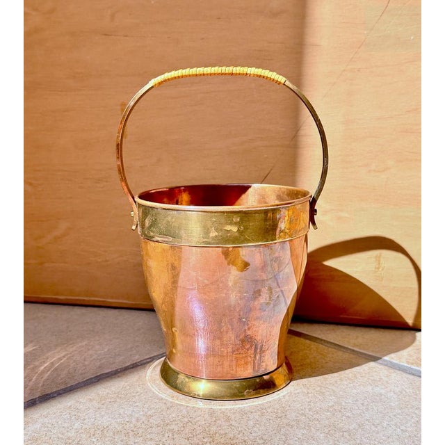 Ice Bucket in Copper & Brass from Harald Buchrucker, Germany, 1950s For Sale - Image 6 of 15